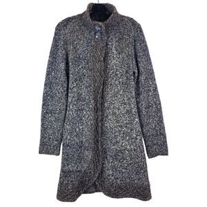 PRANA Sweater Womens Small Gray Cardigan Jacket Casual Boho Outdoor Cowl Neck